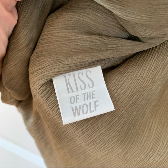 Kiss of the Wolf Vest Textile Art To Wear Jacket Coat Quilted Silk Lagenlook OS - Picture 9 of 10